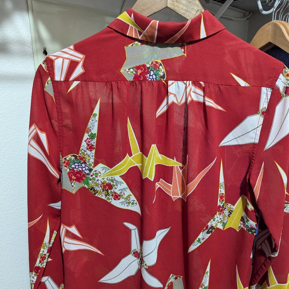 Origami Crane Levi's button up shirt